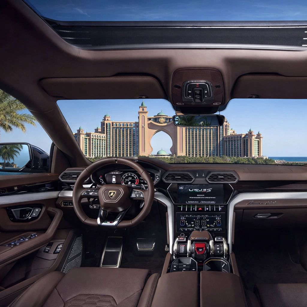 Lamborghini interior
